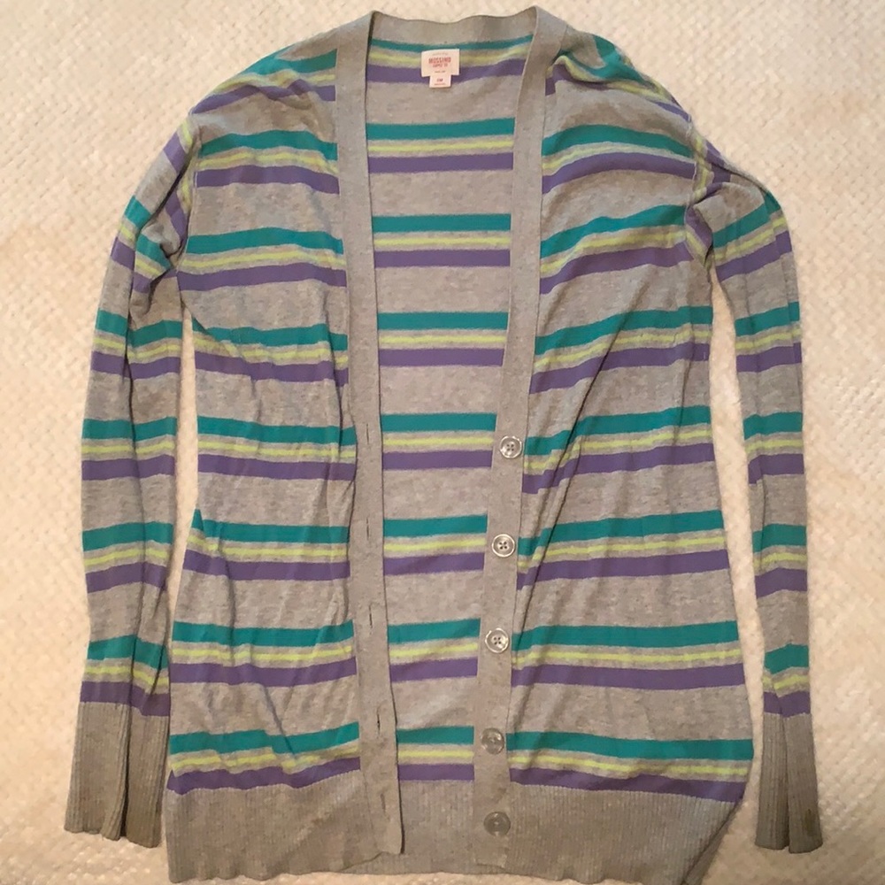 Multicolor Mossimo Cardigan Sweater